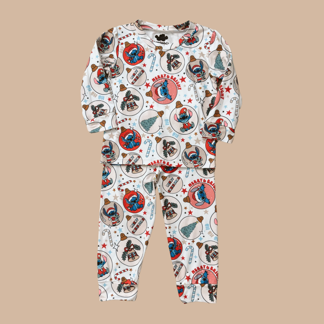 Stitch Christmas Pjs - 9/10