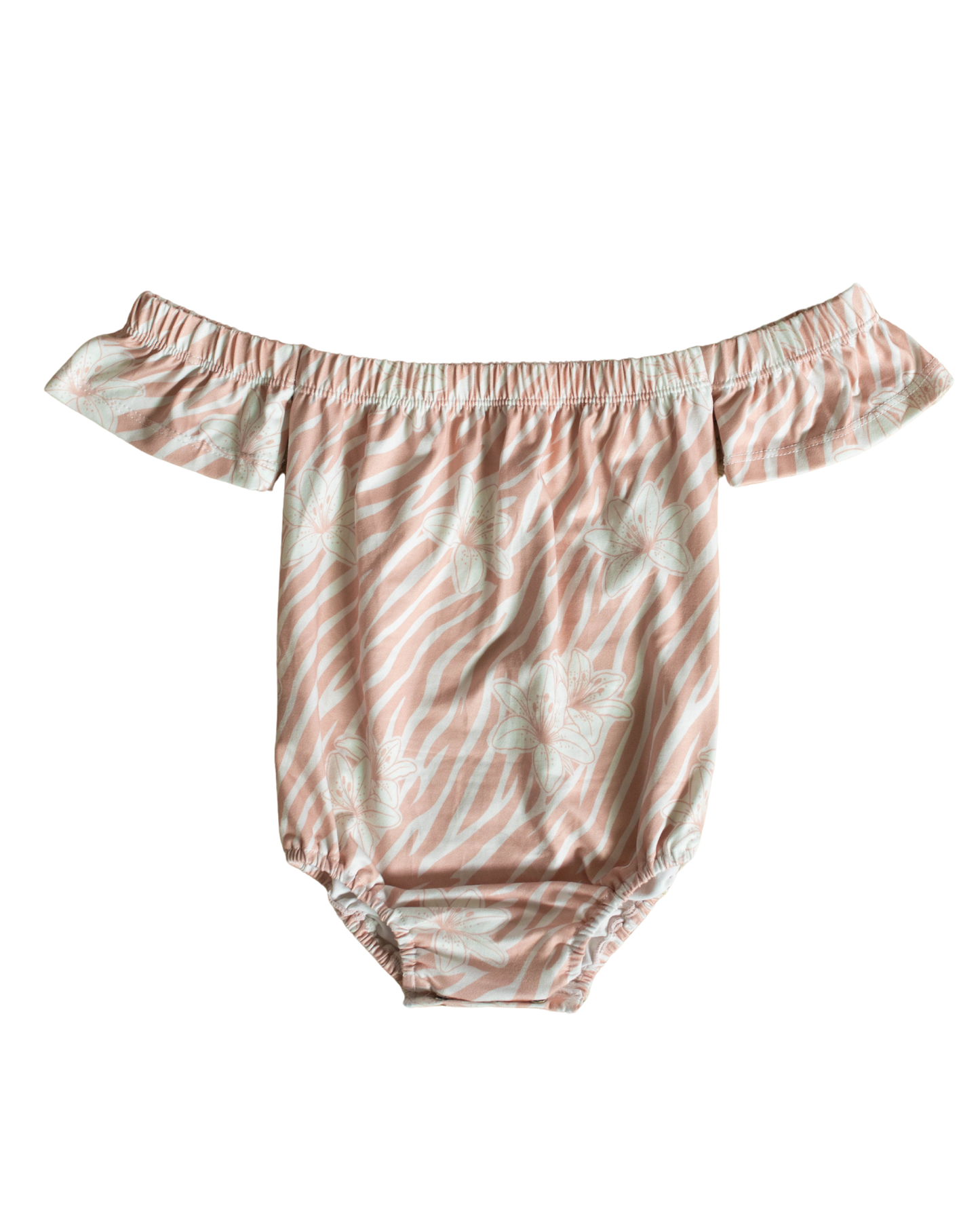 Zebra Lilys OTS Bodysuit