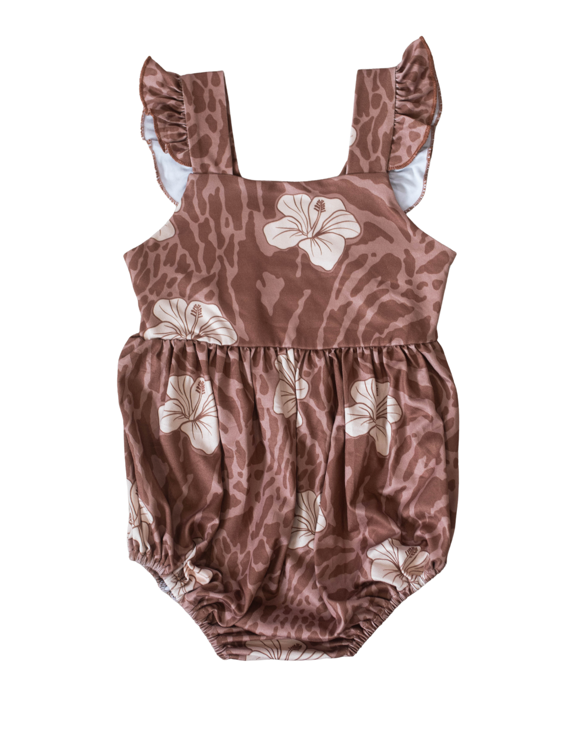 Wild Hibiscus Bubble Romper