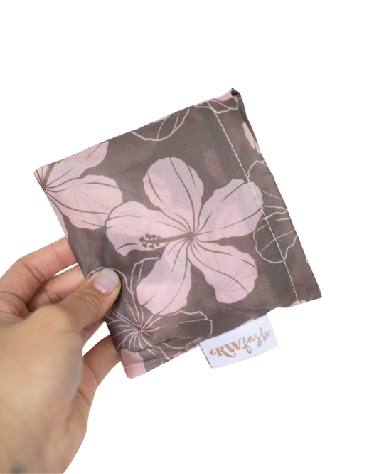 Chocolate Hibiscus Reusable Bag