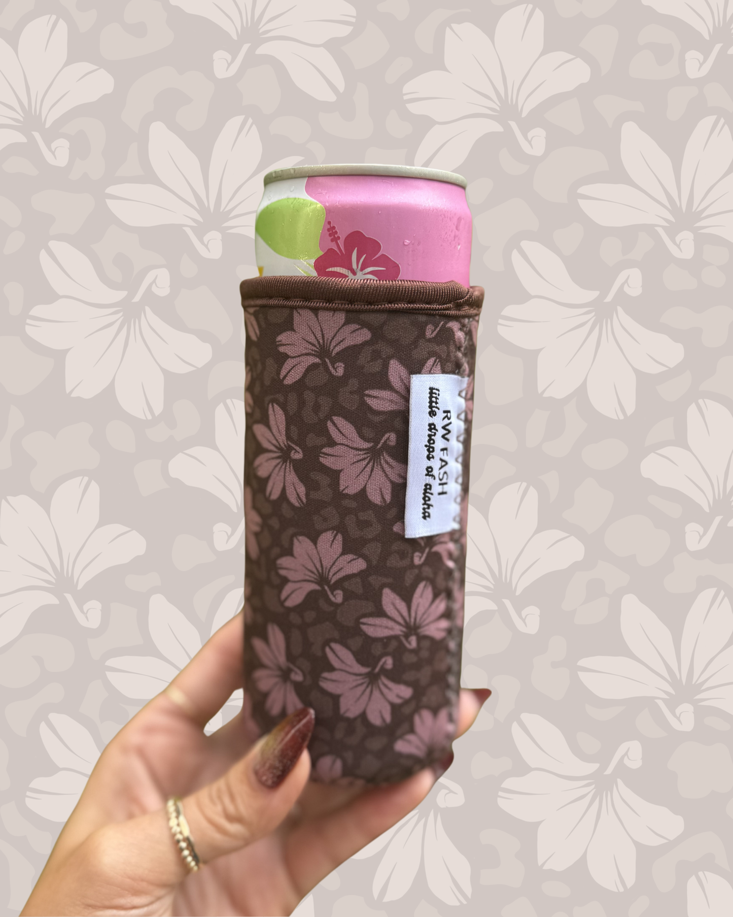 Leopard Naupaka Coozie