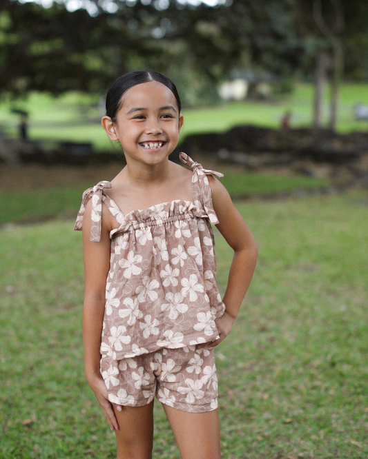 Chocolate Hibiscus Muslin Set