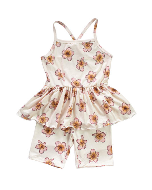 Peachy Plumeria 2pc Set