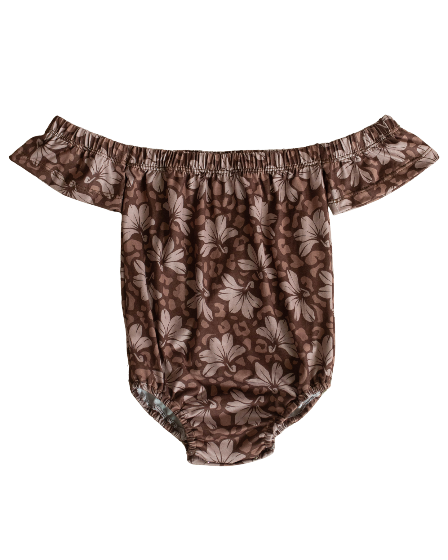 Leopard Naupaka OTS Bodysuit