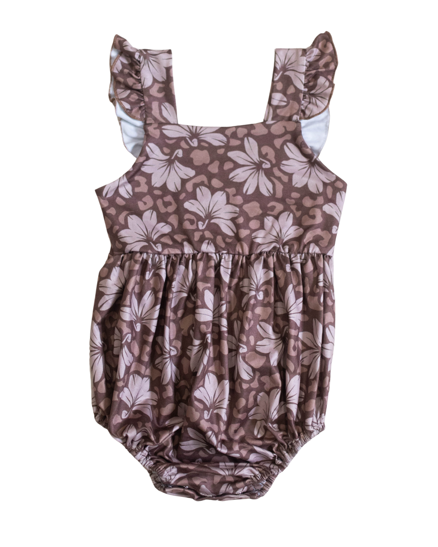 Leopard Naupaka Bubble Romper